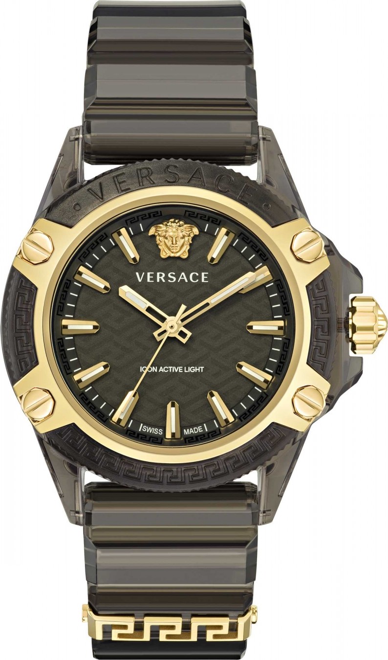 Versace ve6e00123 Icon Active Indiglo Watch 42mm
