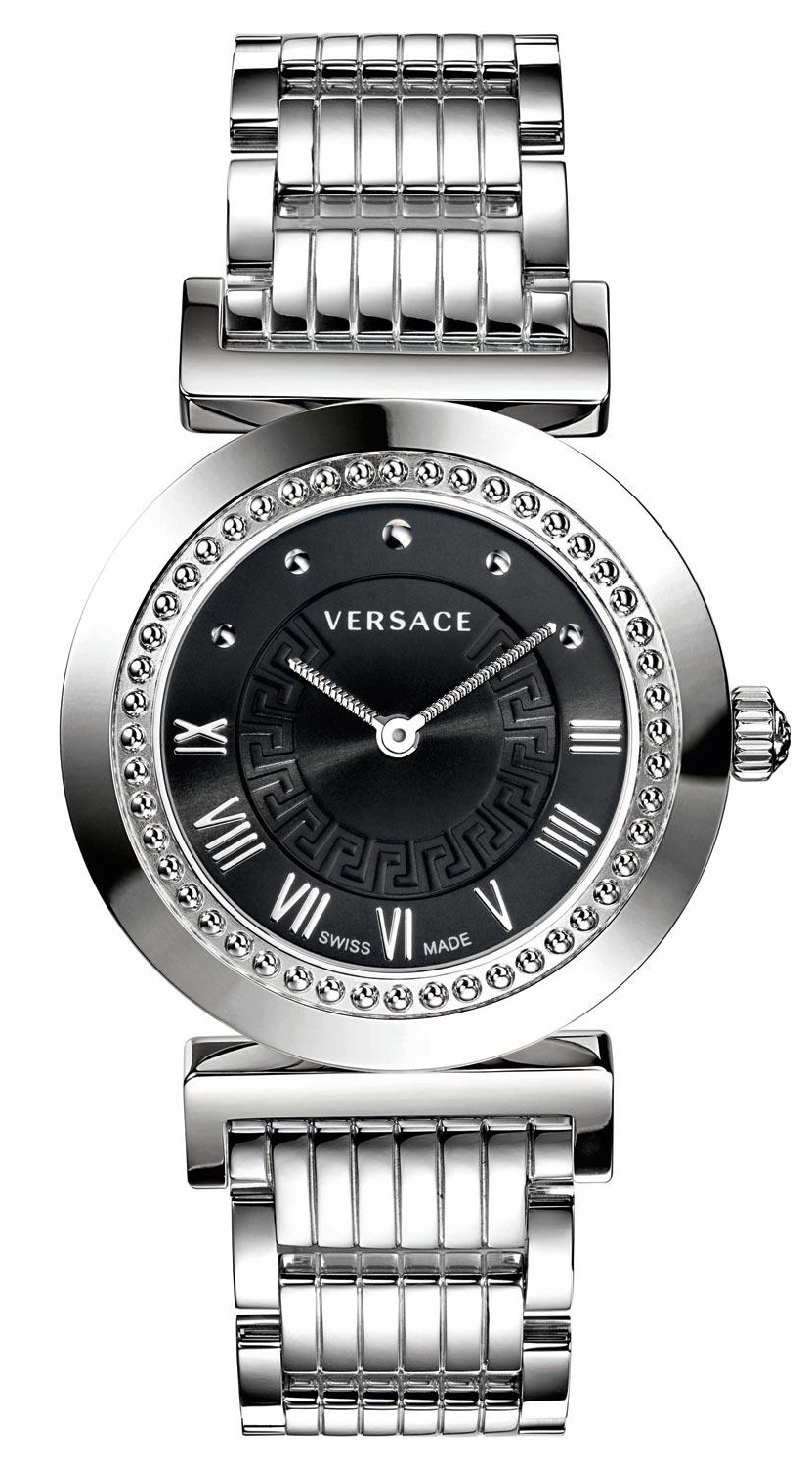 Versace VANITY Black Sunray Watch 35mm