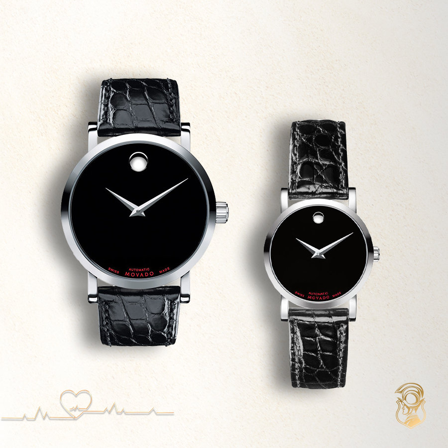 MSP: 69710 Movado Red Label Automatic Watch 42mm 40,619,000 - MSP: 72513 MOVADO Red Label Automatic Ladies Watch 26mm 40,620,000