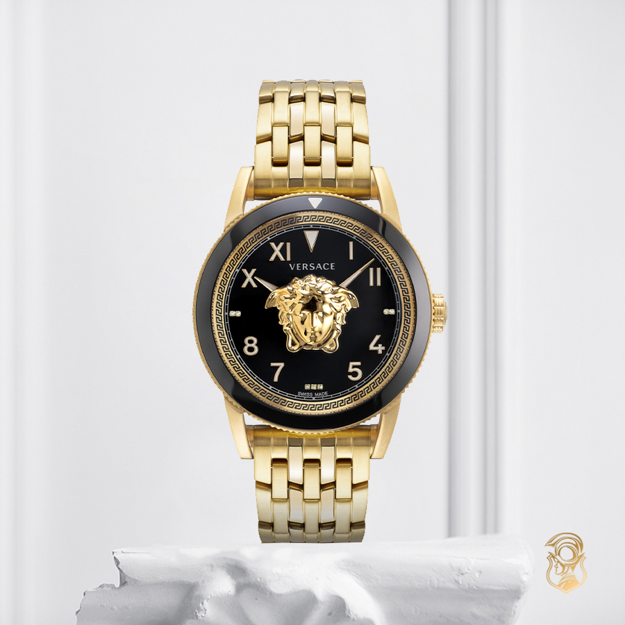 MSP: 101643 Versace V-Palazzo Diamond Watch 43mm 45,670,000