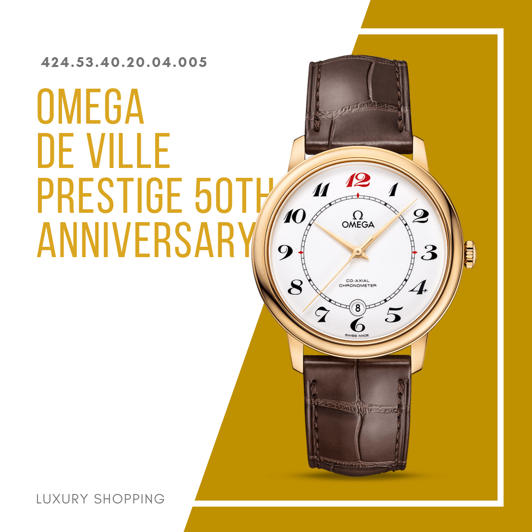 Review  Đồng hồ OMEGA DeVille Prestige 50th Anniversary 324.15.38.40.05.001 39.5mm
