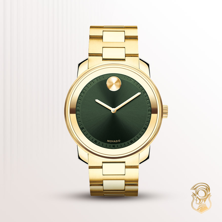 Movado Bold Gold Ion-Plated Watch 42.5mm