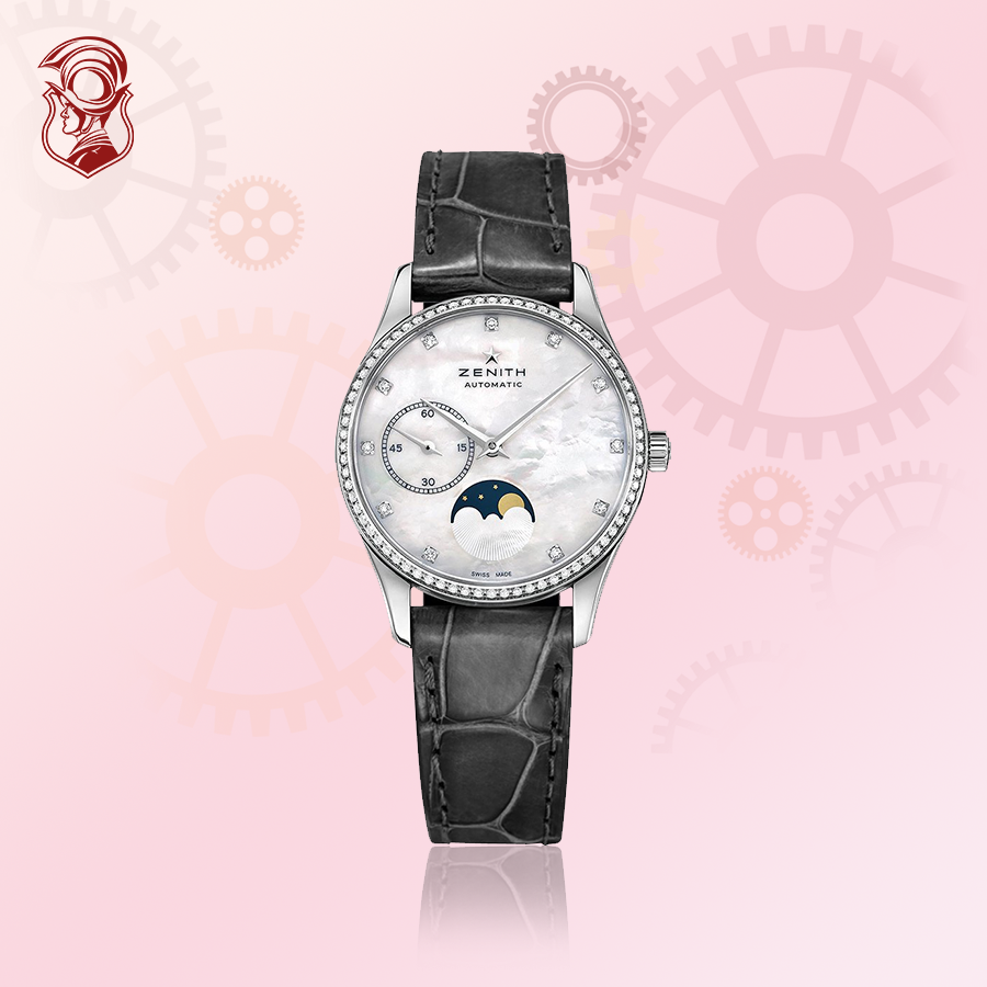 dong ho nu automatic Zenith Elite Ultra Thin Lady Moonphase 33mm 