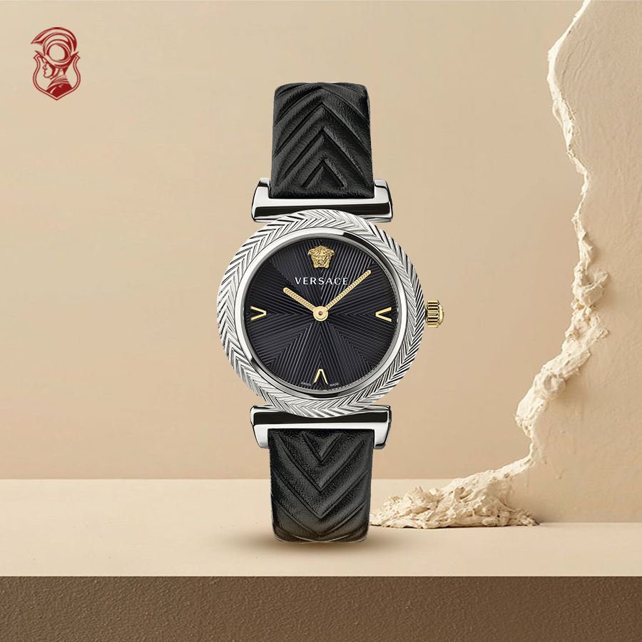  Versace V -Motif Watch 35mm