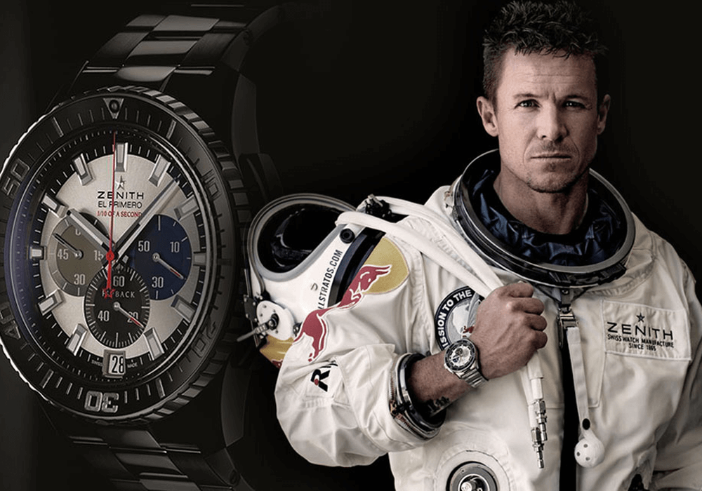 Felix Baumgartner và Zenith Stratos Flyback Striking 10th