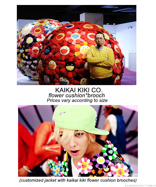 G-Dragon và bông hoa mặt cười kaikai kiki