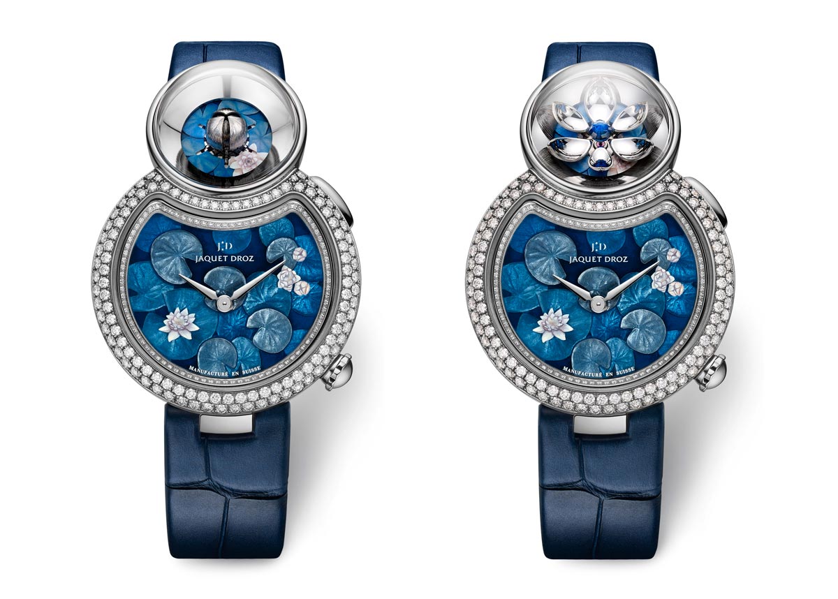 mô hình đồng hồ Lady 8 Flower xanh lam