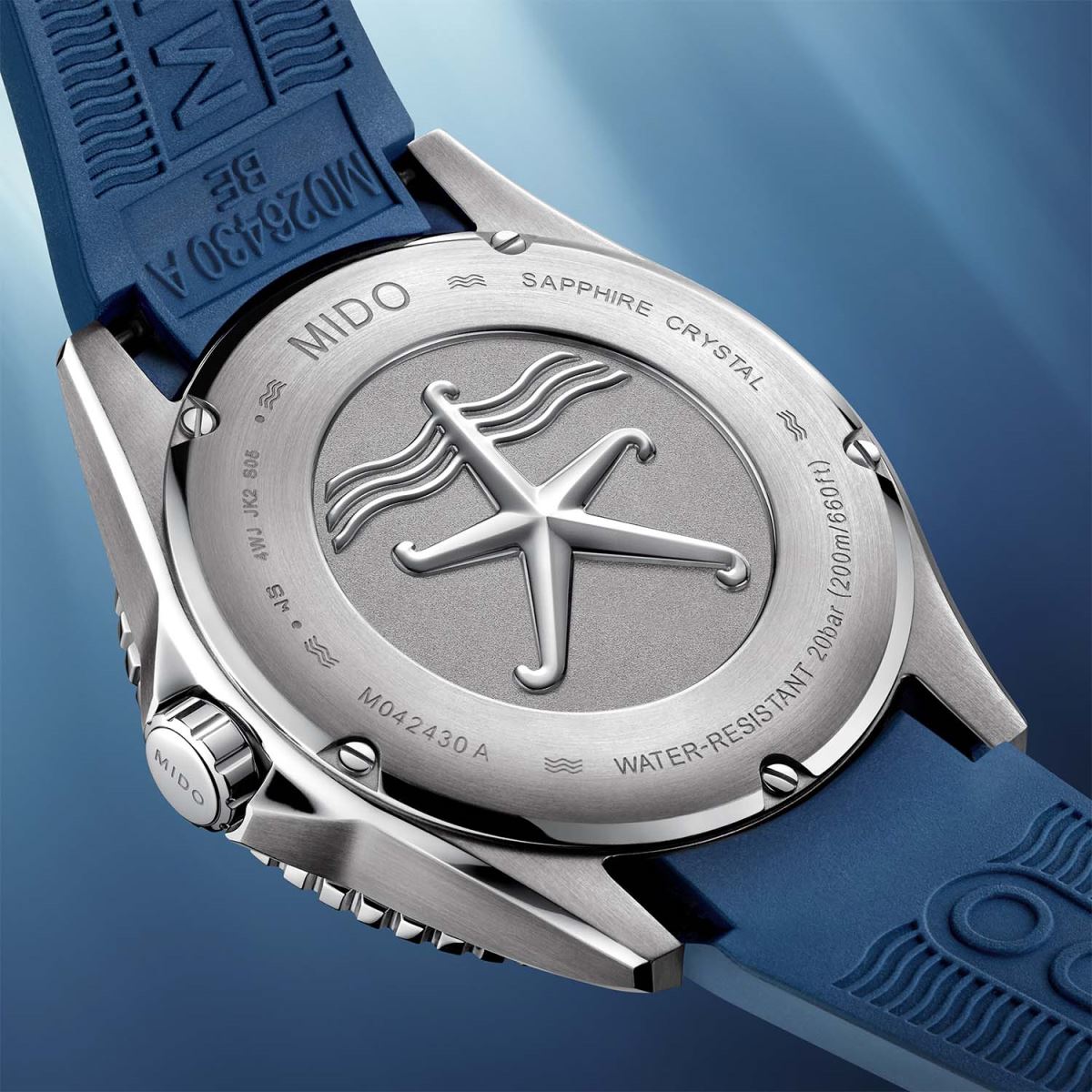Mido cho ra mắt mẫu đồng hồ lặn Ocean Star 200C Blue mới