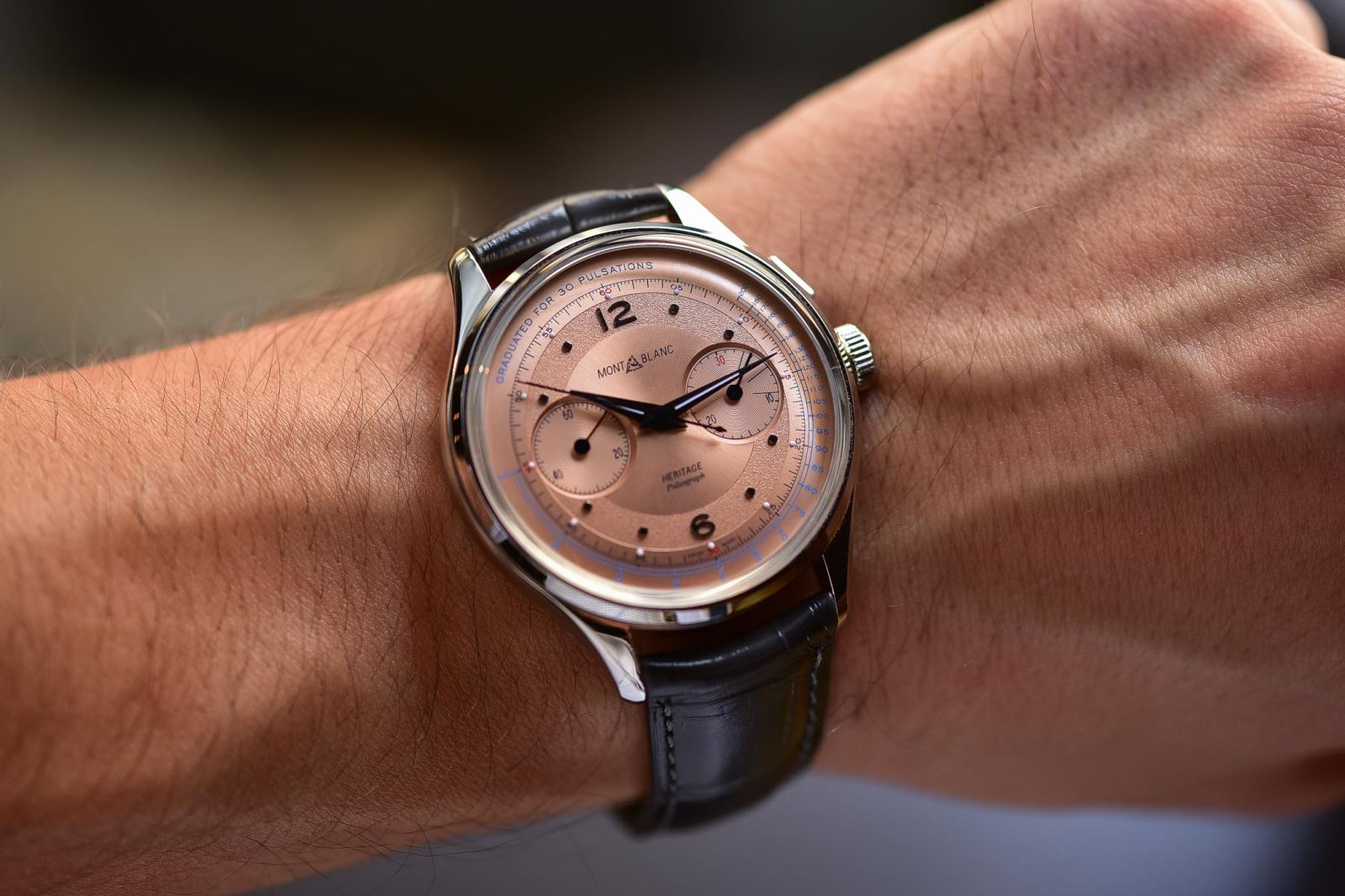 Đồng hồ bấm giờ Montblanc Heritage Pulsometer ra mắt tại SIHH 2019