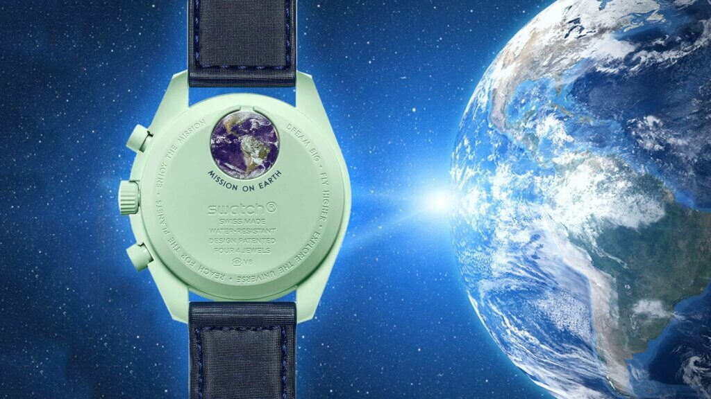 Omega Swatch Mission on Earth
