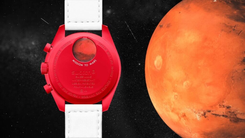 Omega x Swatch Bioceramic Moonswatch Mission to Mars 