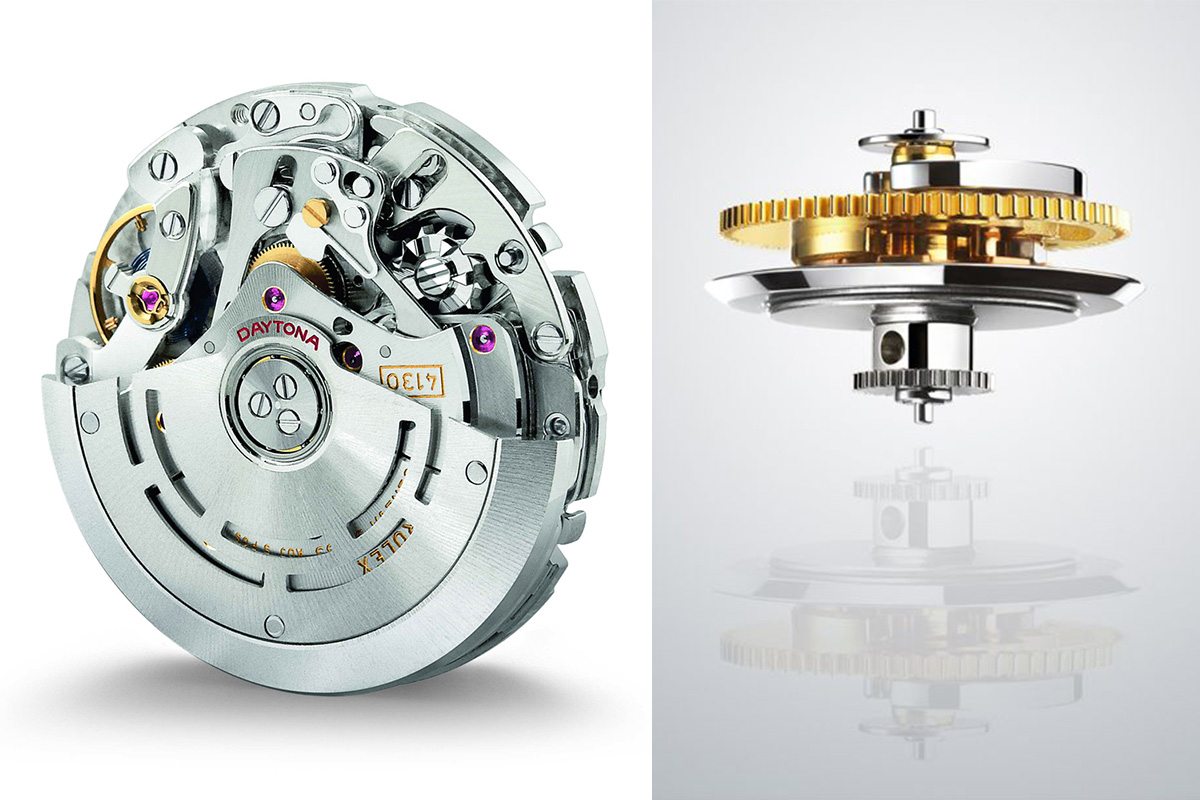 Rolex 4130 Chronograph column-wheel, ly hợp dọc
