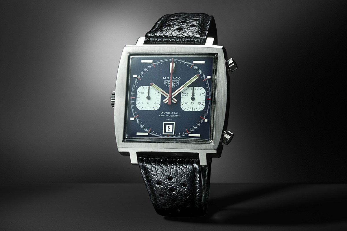 TAG Heuer là Monaco Calibre 11 Chronograph - 45 năm trở lại của đồng hồ mặt vuông  Thụy Sỹ