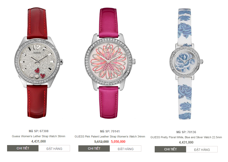 Đồng hồ Guess nữ - Luxury Shopping