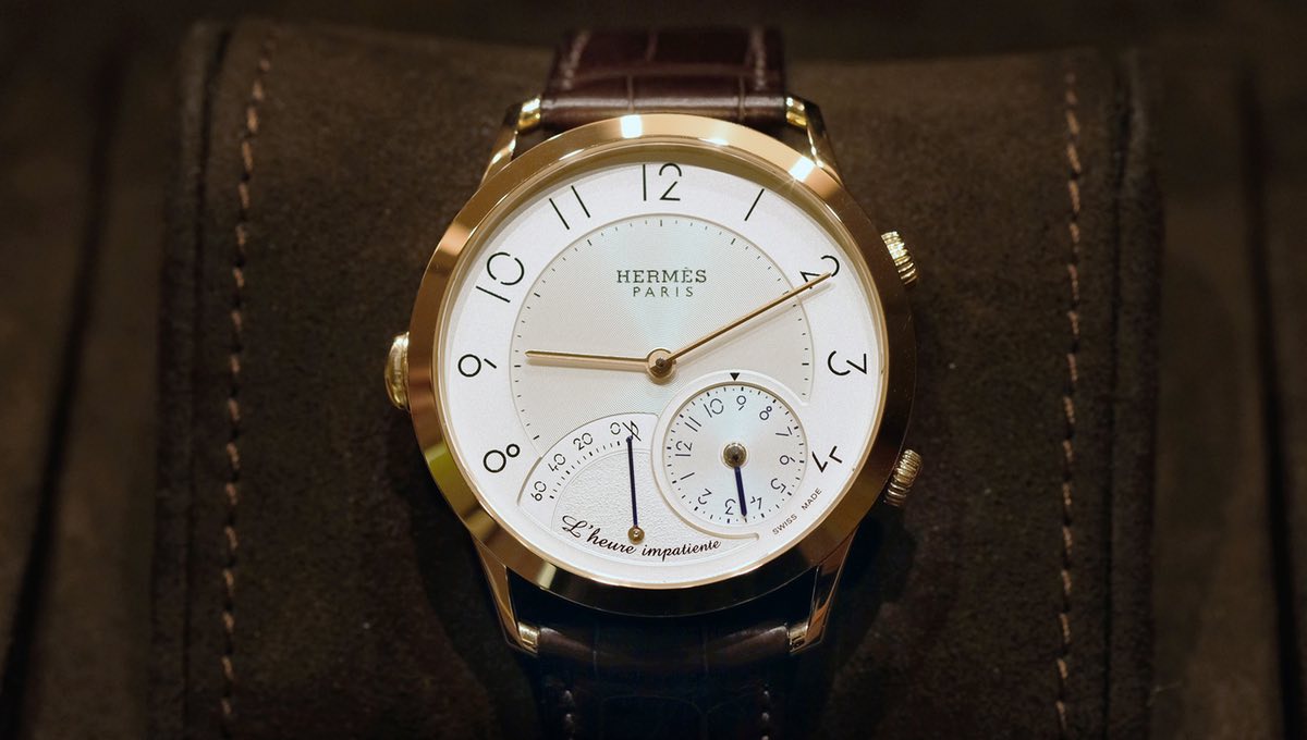 Khám phá chiếc đồng hồ Slim D’ Hermès L’Heure Impatiente được Hermes ra mắt tại Baselworld 2017