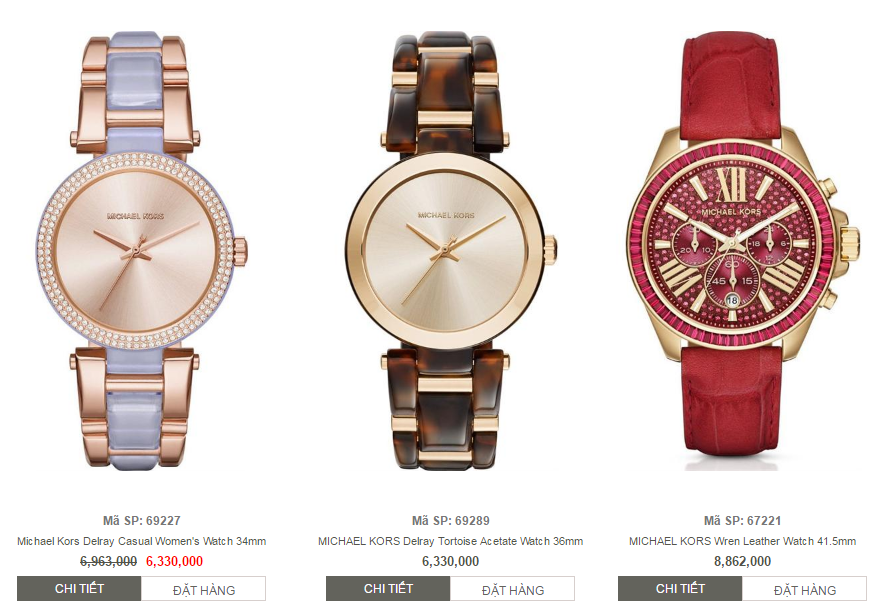 Đồng hồ Michael Kors nữ - Luxury Shopping