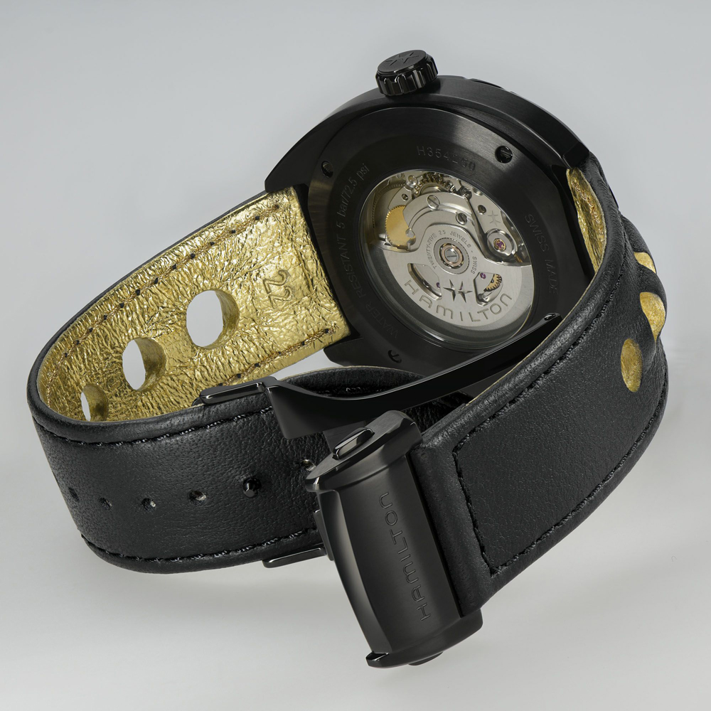 dây đồng hồ Hamilton Capsule American Classic Pan Europ - H35425730