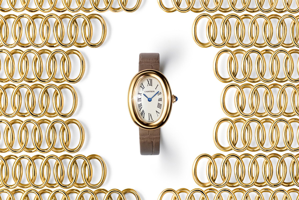 Đồng hồ nữ Cartier mẫu nhỏ vàng gold