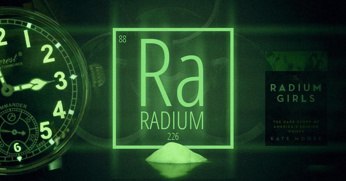 chất phát quang Radium được phát minh vào năm 1908
