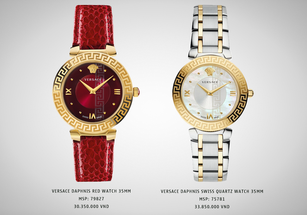 bộ sưu tập đồng hồ Versace Daphnis