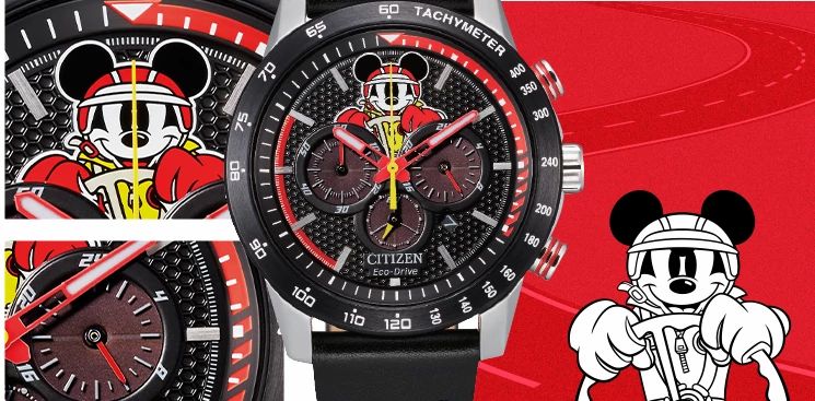 đồng hồ Citizen Mickey Racer cao cấp chính hãng 