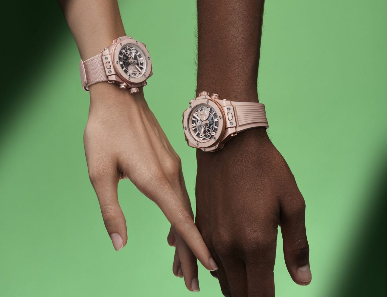 Đồng hồ Hublot Big Bang Millennial Pink với thiết kế trung tính từ kích thước cho đến màu sắc