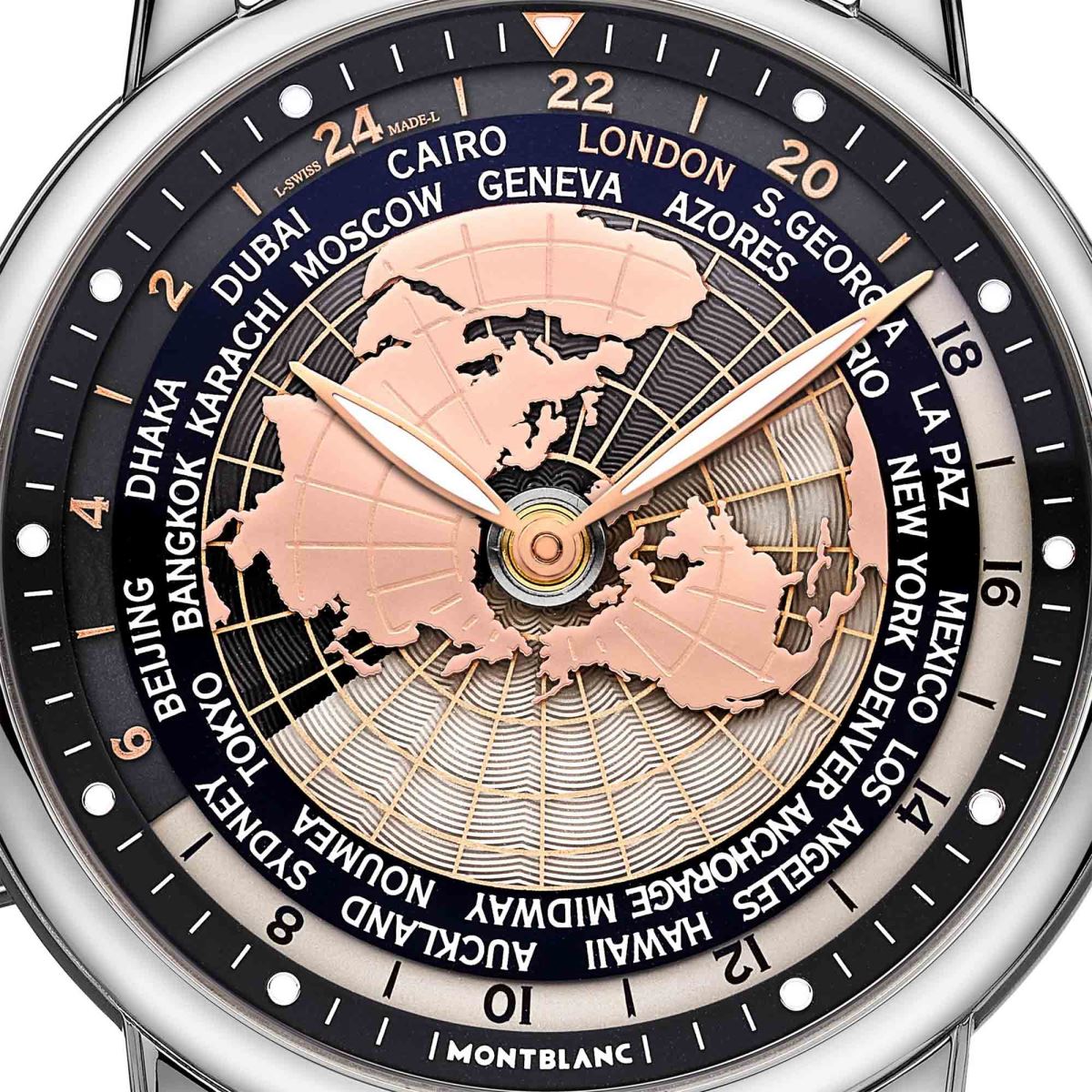 đồng hồ worldtimer montblanc mới 2022