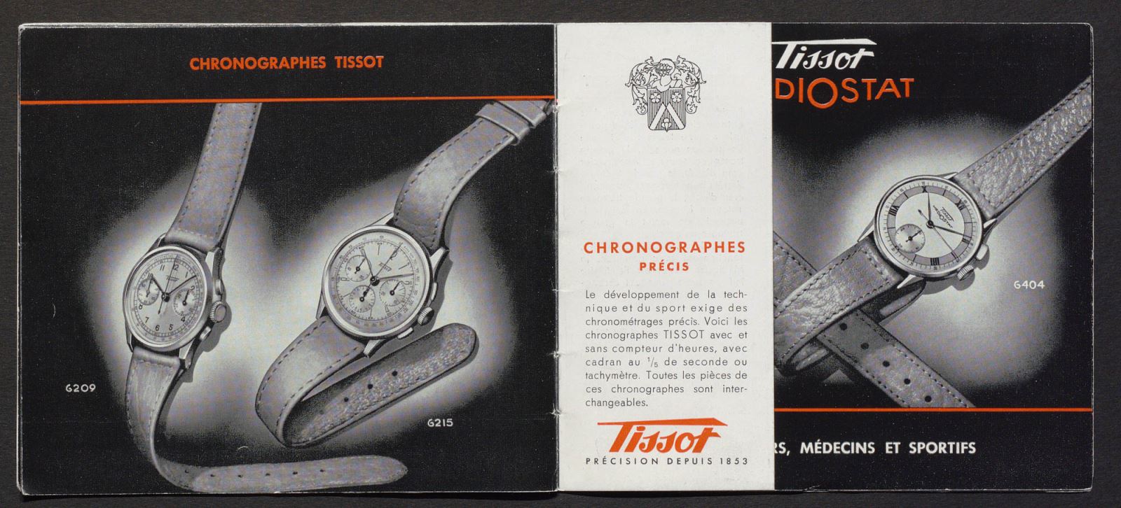 đồng hồ tissot automatic chronograph telemeter 1938