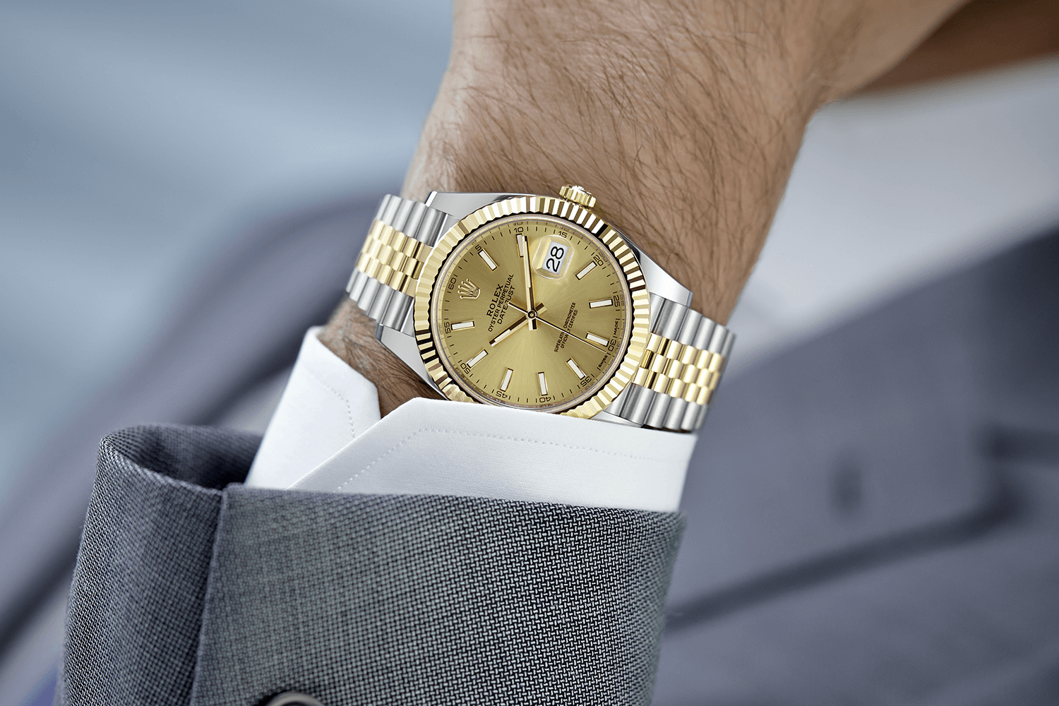 đồng hồ nam automatic chronometer Rolex Datejust Perpetual Oyster