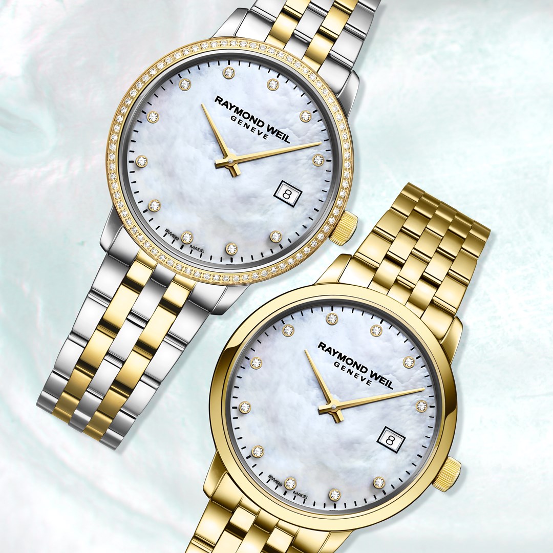 đồng hồ cặp raymondweil quà tặng năm mới cho bố mẹ 