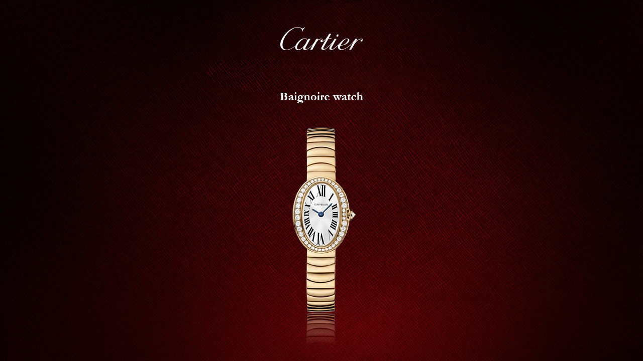 đồng hồ Baignoire de Cartier