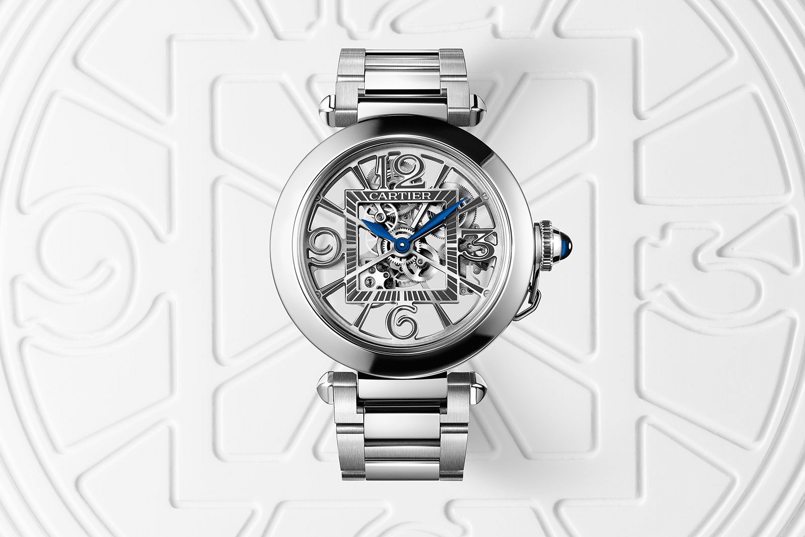 đồng hồ skeleton Cartier Pasha 2020
