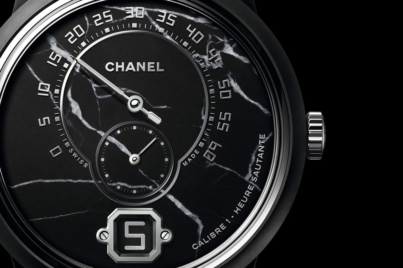đồng hồ nam Chanel Monsieur cẩm thạch 2021