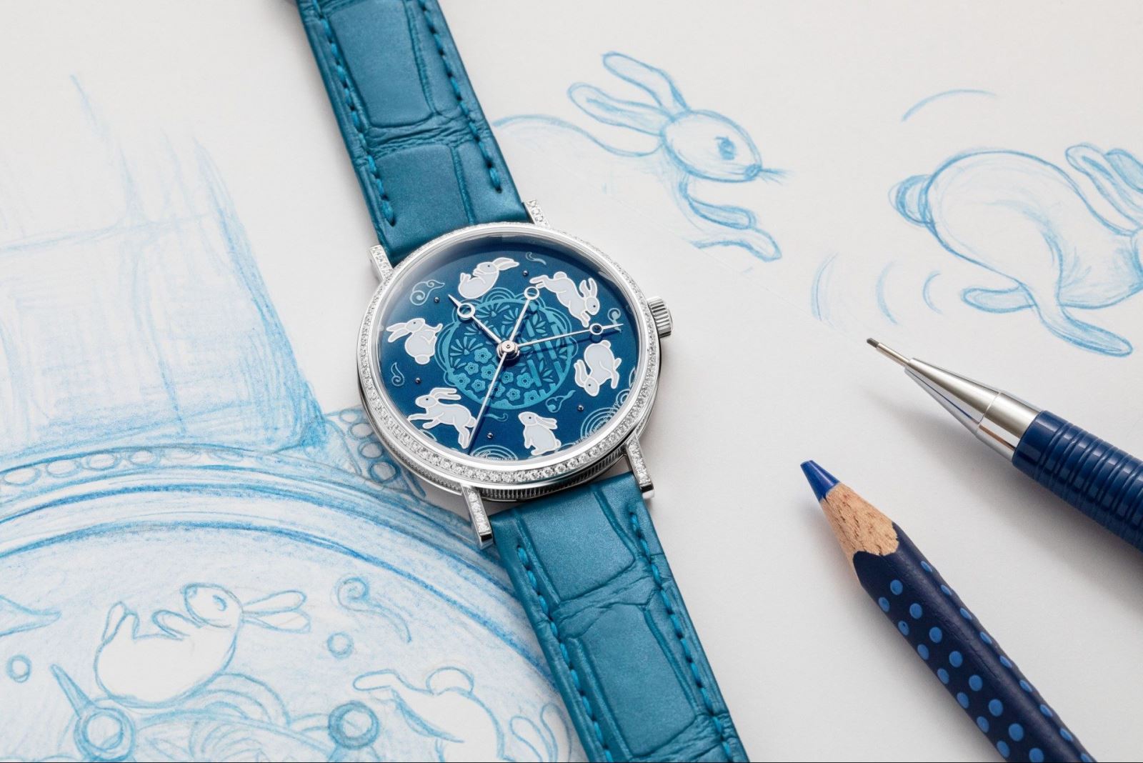 đồng hồ con thỏ Breguet Classique 9075 year of the rabbit 2023