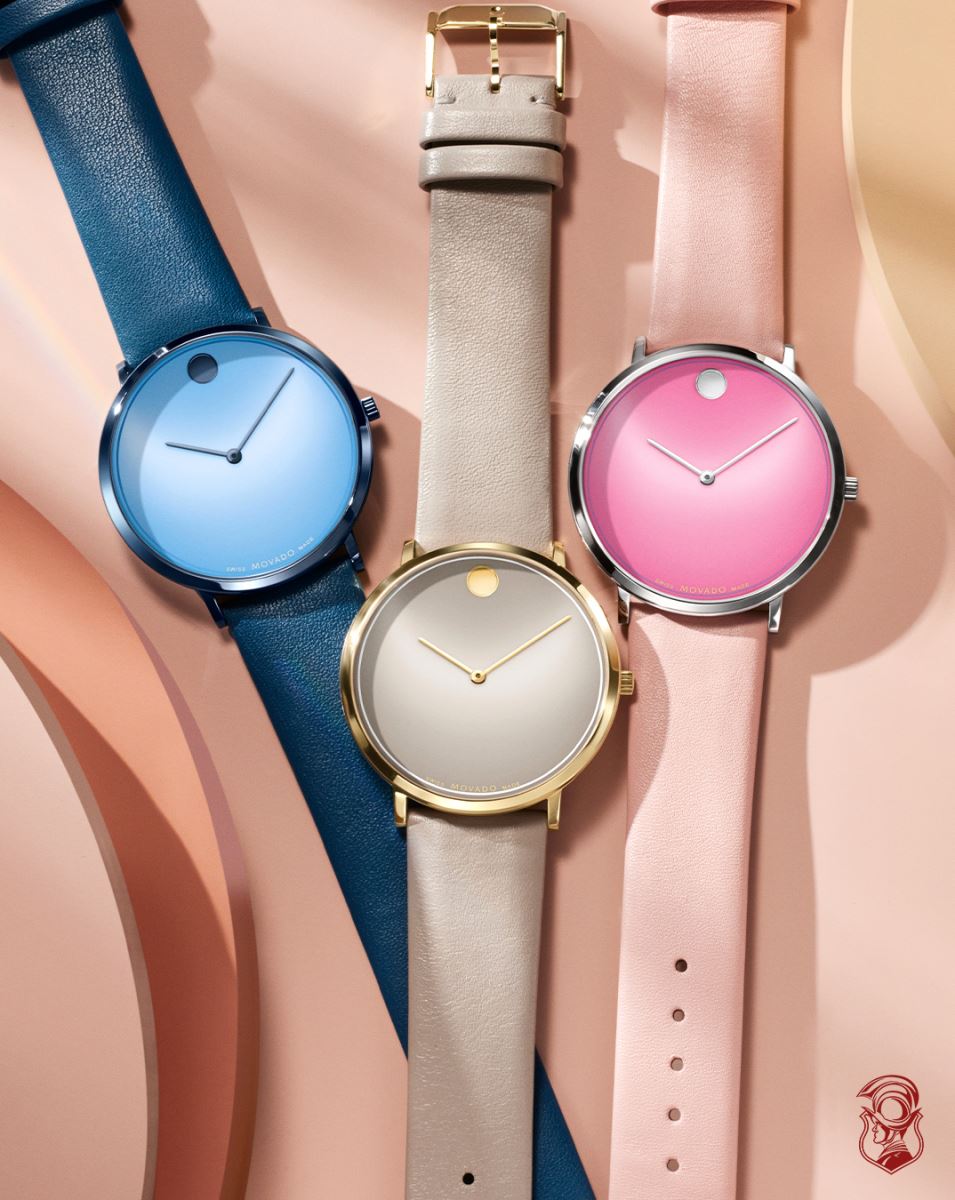 đồng hồ movado modern 47 dream in color mặt số ombre 40mm mới 