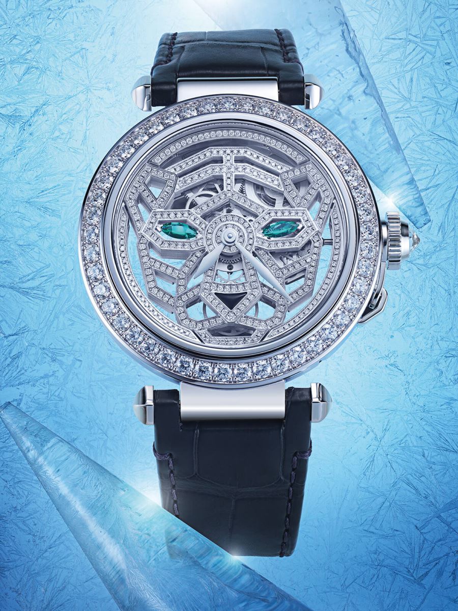 đồng hồ skeleton Cartier cao cấp