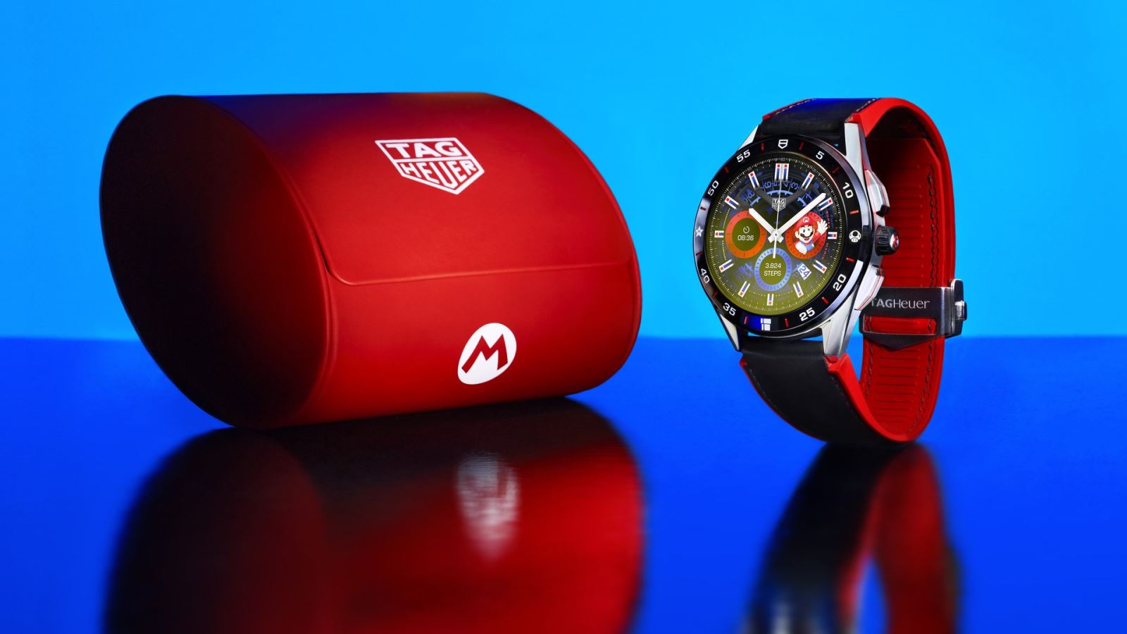 đồng hồ smartwatch tag heuer connected super marino 