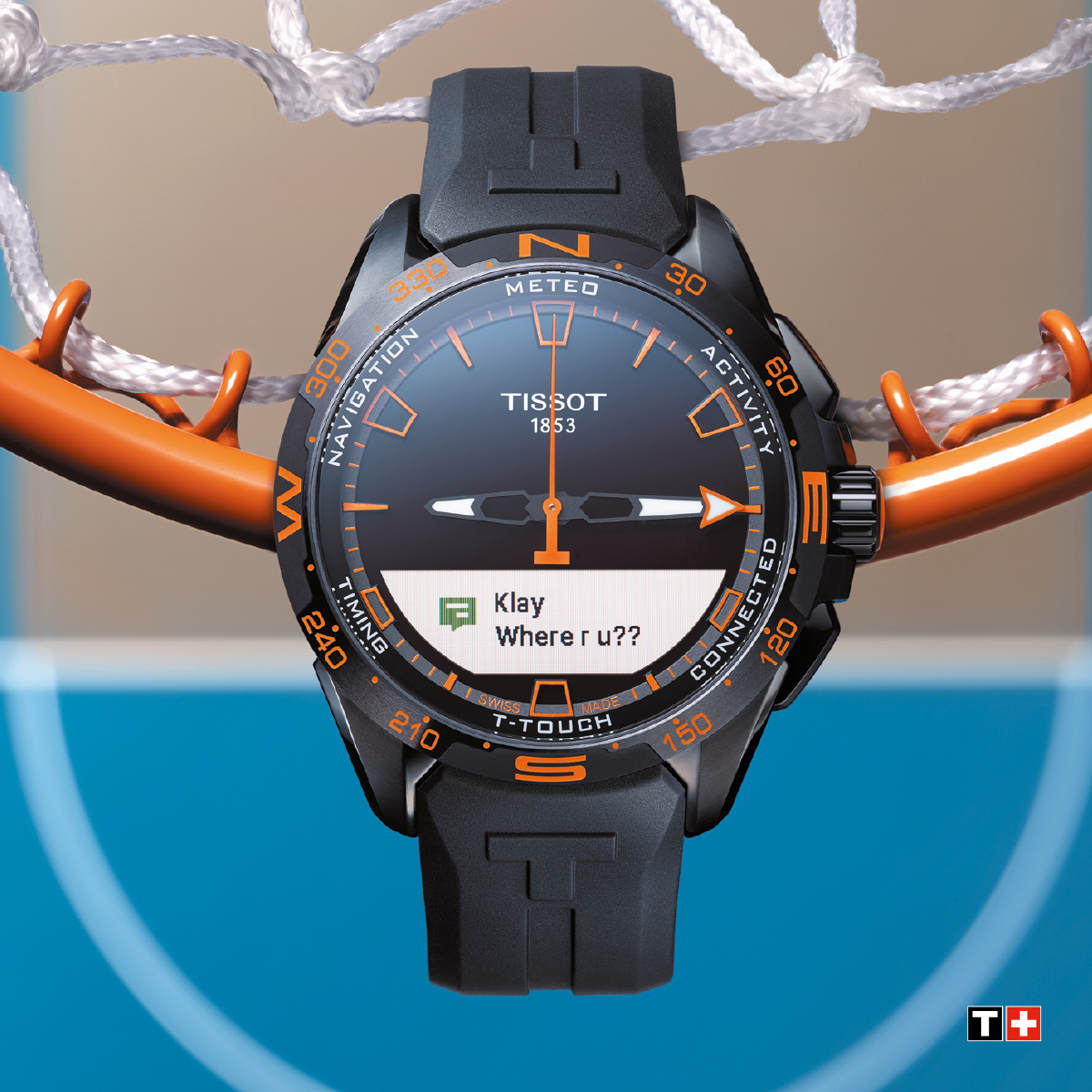 đồng hồ smartwatch Tissot T-Touch connect solar 