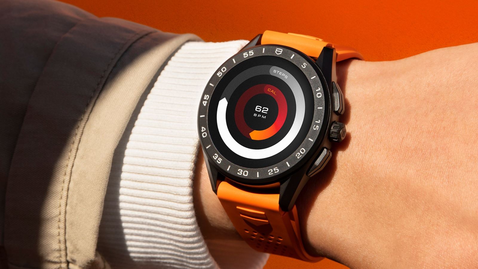 đồng hồ smartwatch tag heuer đo nhịp tim 
