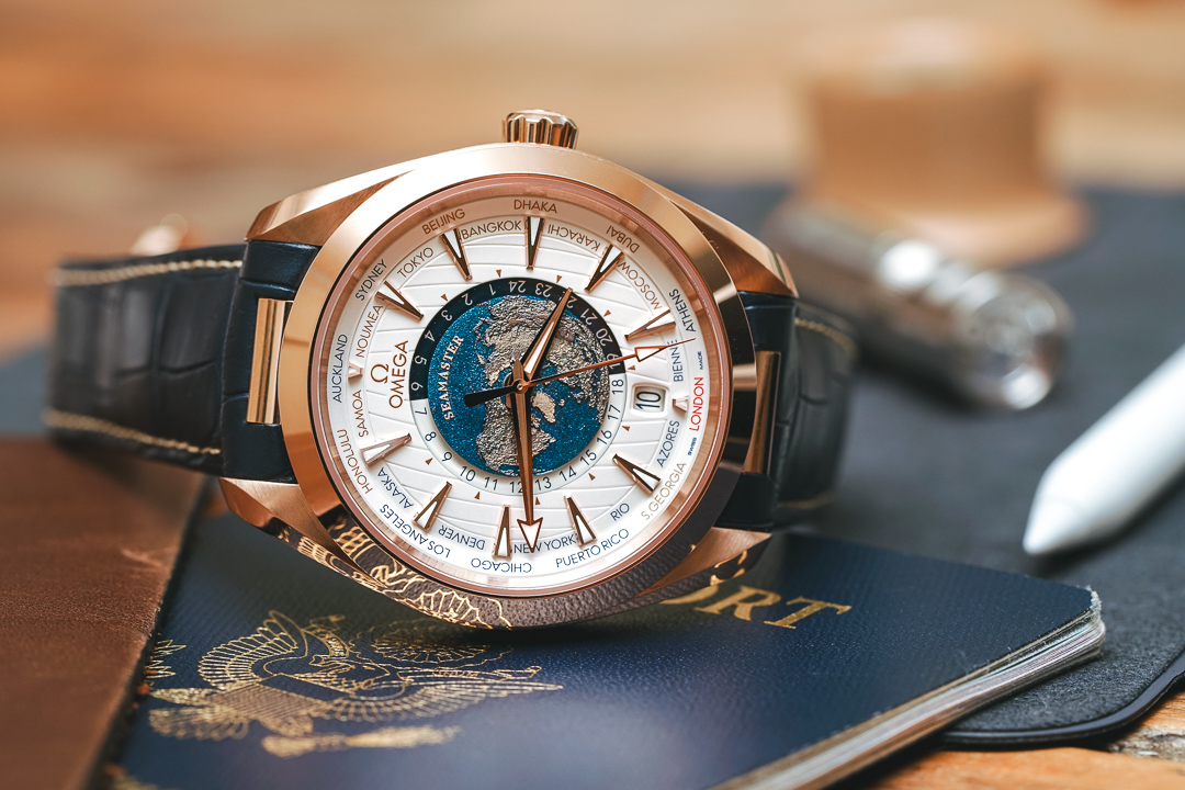 OMEGA Seamaster Aqua Terra 150M Co-Axial Master Chronometer Worldtimer 