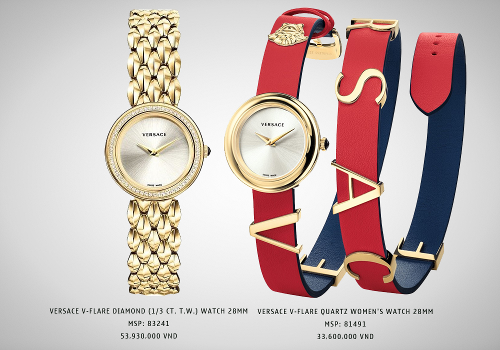 bộ sưu tập đồng hồ Versace V-Flare