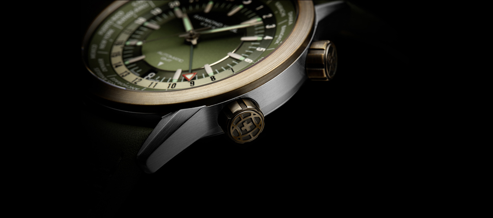 ĐỒNG HỒ RAYMOND WEIL FREELANCER GMT WORLDTIMER Green 2022