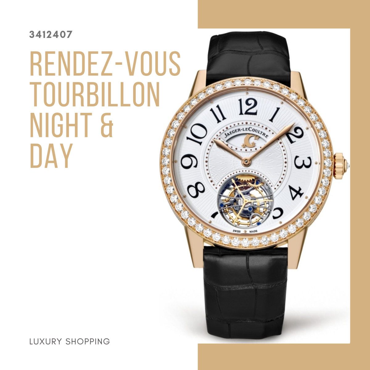 đồng hồ nữ Jaeger-LeCoultre 34212407 Rendez-Vous Tourbillon Night & Day