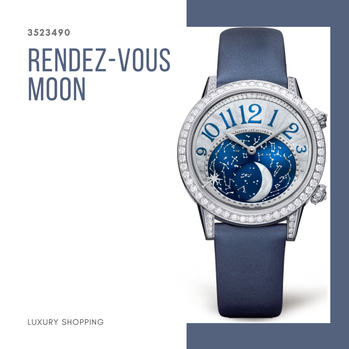 đồng hồ nữ Jaeger-LeCoultre 3523490 Redez-Vous Moon