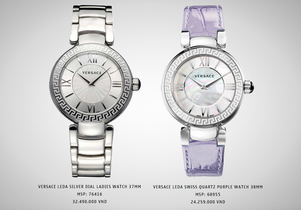 bộ sưu tập đồng hồ Versace Leda