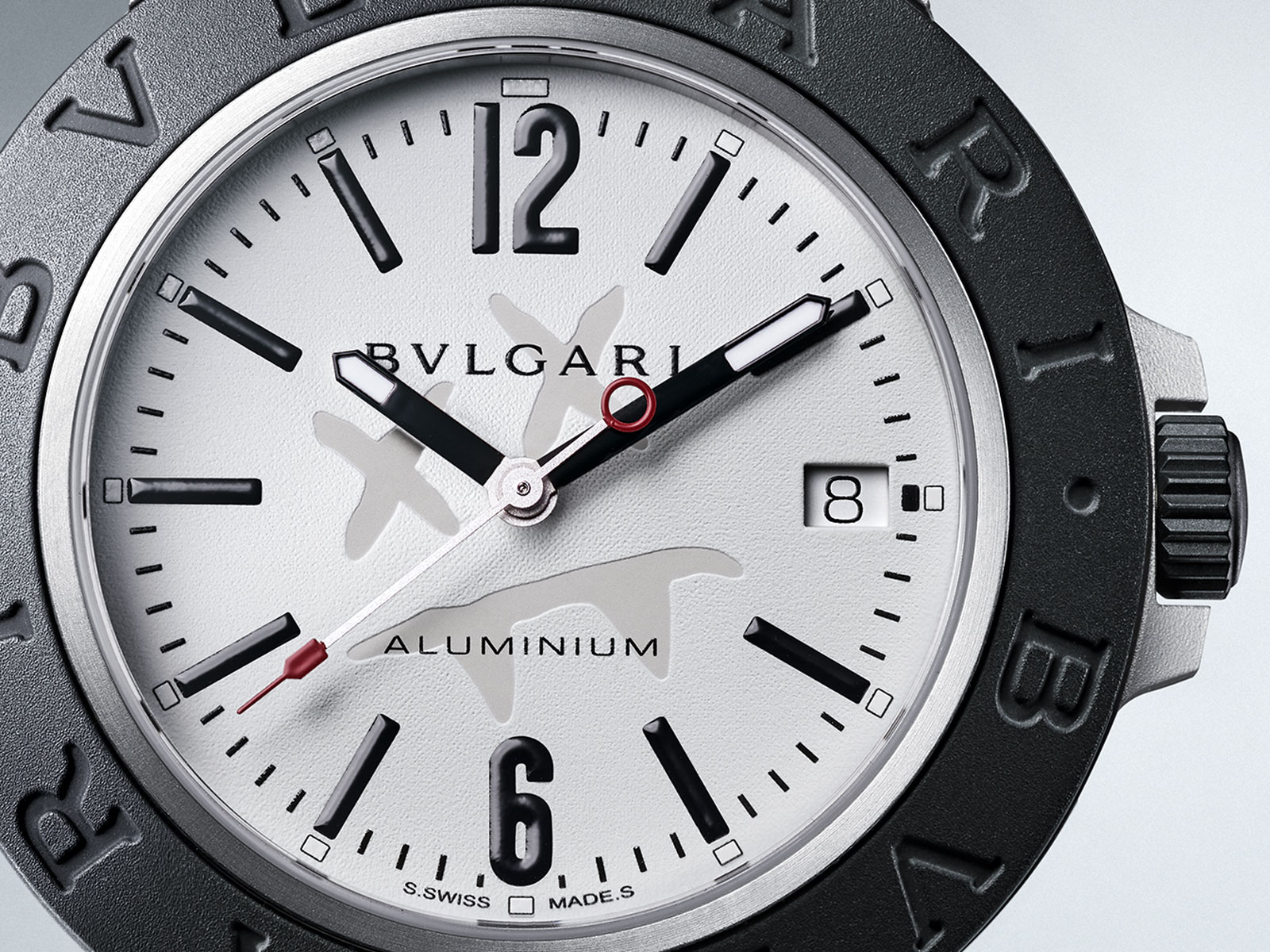 mặt số đồng hồ Bvlgari Aluminium Steve Aoki mới
