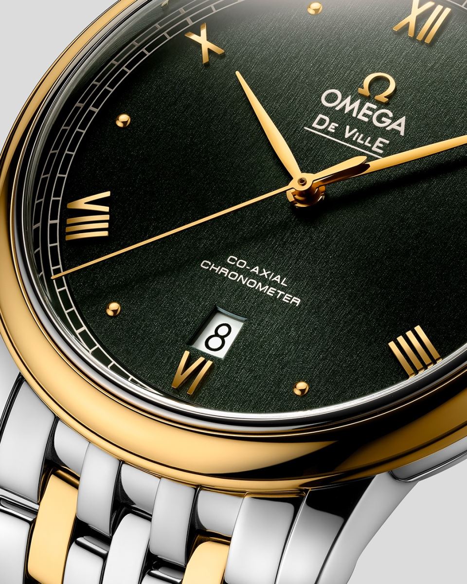 mặt số đồng hồ nam omega de ville prestige cao cấp chính hãng thụy sĩ 