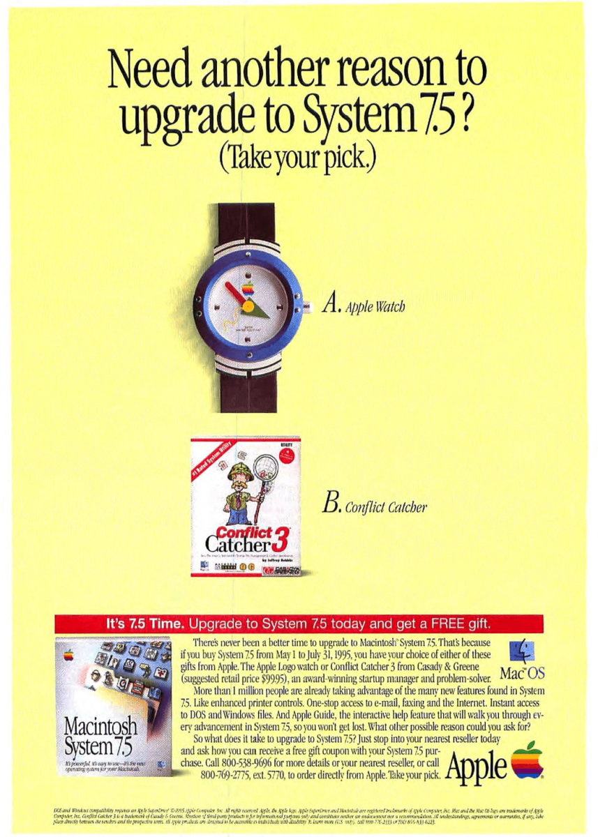 mẫu quảng cáo Macworld 1995