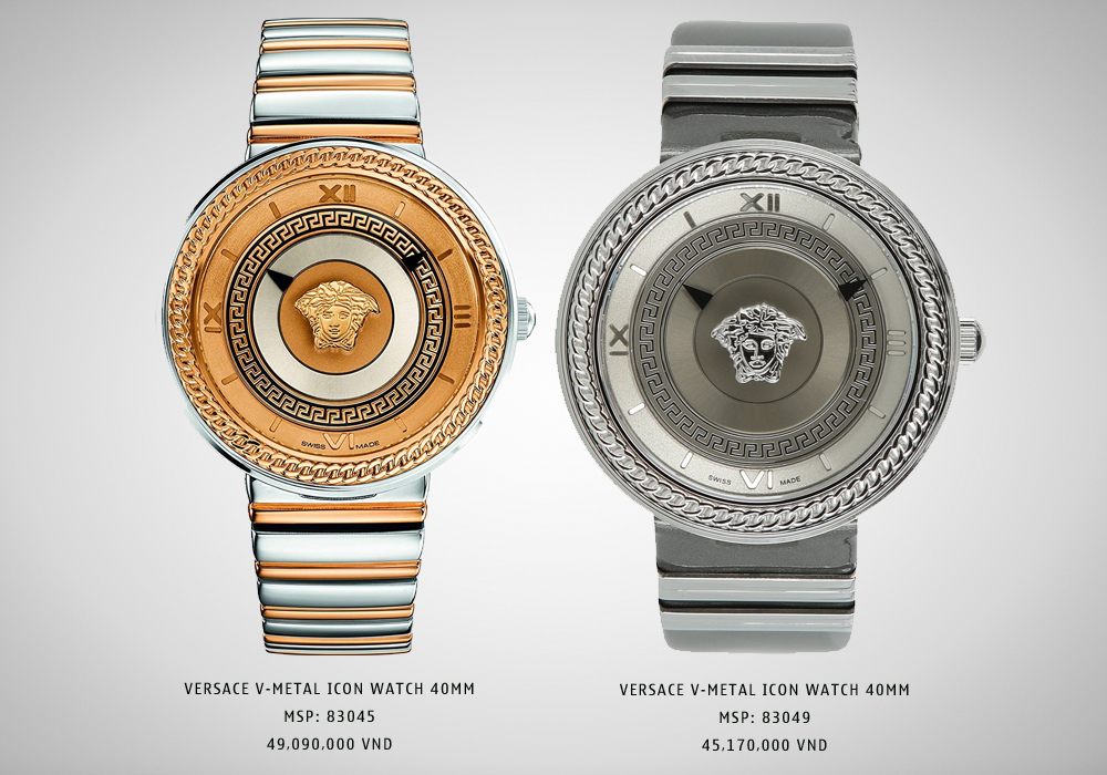 bộ sưu tập đồng hồ versace V-METAL 2