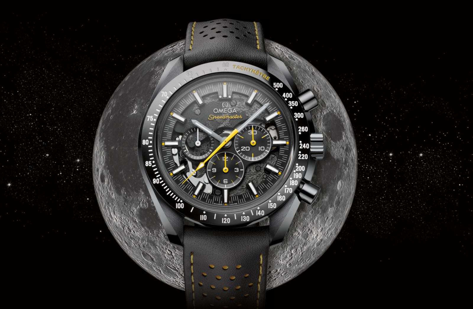 đồng hồ nam Omega Speedmaster Dark Side of Moon Apollo 8